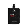 PORTE-MONNAIE NOIR | TN - Lavande, Basilic, Orange, Bergamote | MN - Cannelle, Géranium, Jasmin, Clou de girofle, Rose | BN - Bois de cèdre, Musc, Ambre, Bois de santal