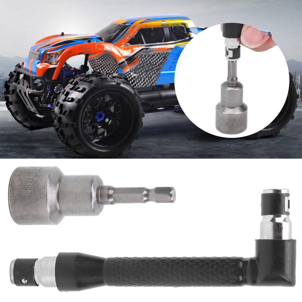 17mm RC Wheel Hex Wrench Screwdriver Multifunctional LShaped Wrench for 1/7 1/8 RC Truck