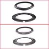 Car Sticker Ford New 2025 Hot For Ford Maverick 2022+ABS Carbon Fiber/ Black Logo Decoration Ring Front&Rear Cover 2026s Accesso
