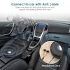 Discman Player Double Speaker Portable  Player Built-in 1500mAh Rechargeable Battery with AUX Cable for Car