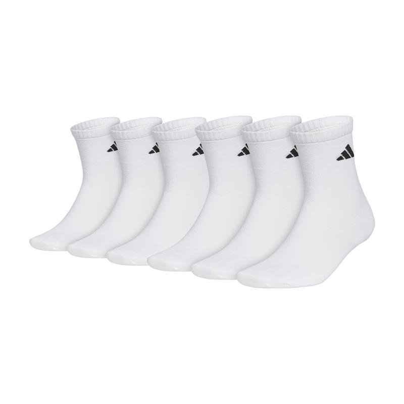 Носки Adidas Crew Unisex 6 пар Белые HY3051-2 L