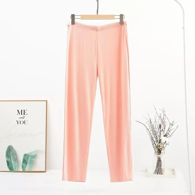 Summer Thin Modal Nursing Pajamas: Long Sleeve Set for Pregnant & Postpartum Women