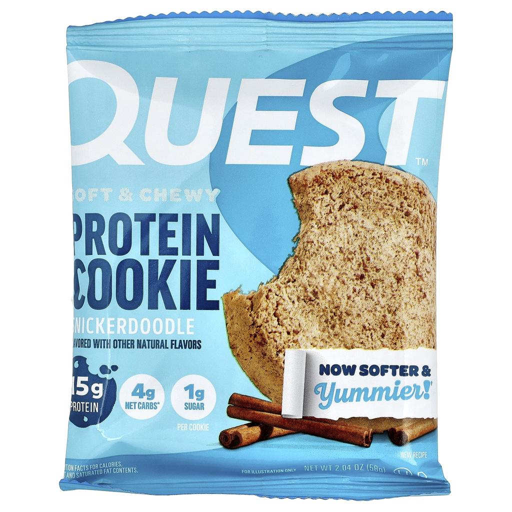 Protein Cookies, Snickerdoodles, 4 Cookies, 58G (2.04Oz) Each