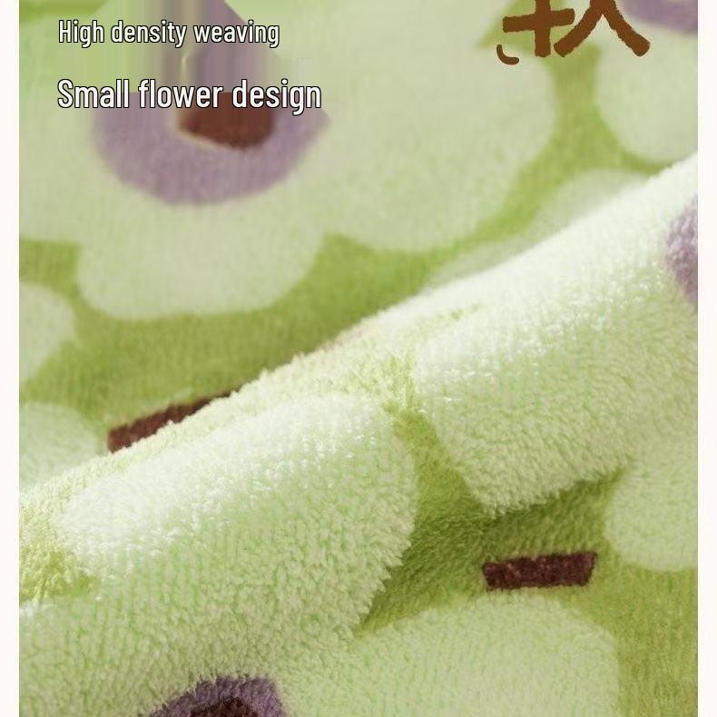 Macaron Series Absorbent Soft Coral Fleece Dishcloth: Thick, Multi-use Towel for Kitchen, Bedroom, Living Room, Hotel