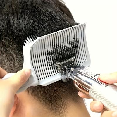 Professional Hair Fading Comb - Heat Resistant, Flat Top Clipper for Precise Gradients & Styling