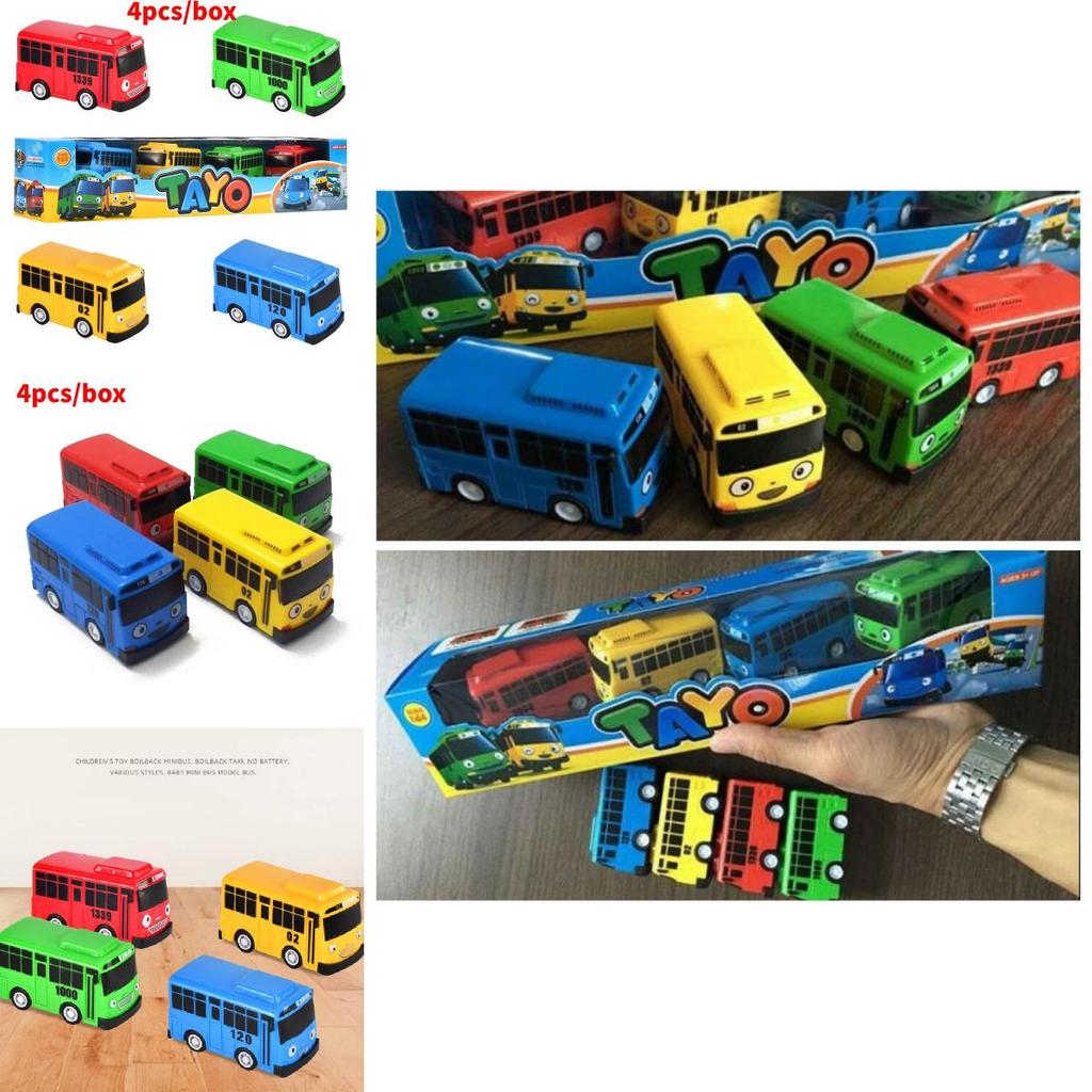 High-quality Mini Bus In Nine Colors With Working Doors Educational Toy Set