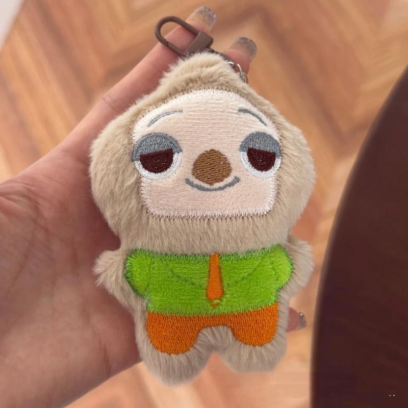 

Zootopia 2 Plush Keychain Cute Cartoon Dolls Keychain Pendant Gifts For Kids Plush Toys