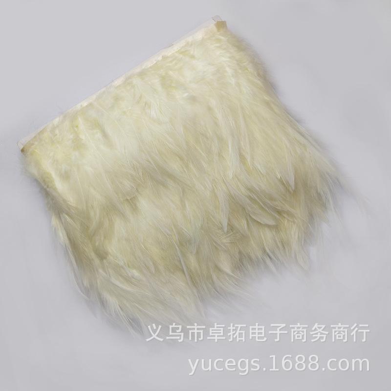 10 Meter 10-15CM 4-6inch Chicken Rooster Tail Feathers Trims Strip for Wedding Party Clothing Rooster Feather Trim