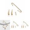 Elegant Alloy Earrings Set Timeless And Fashion-forward Ear Jewelry Collection