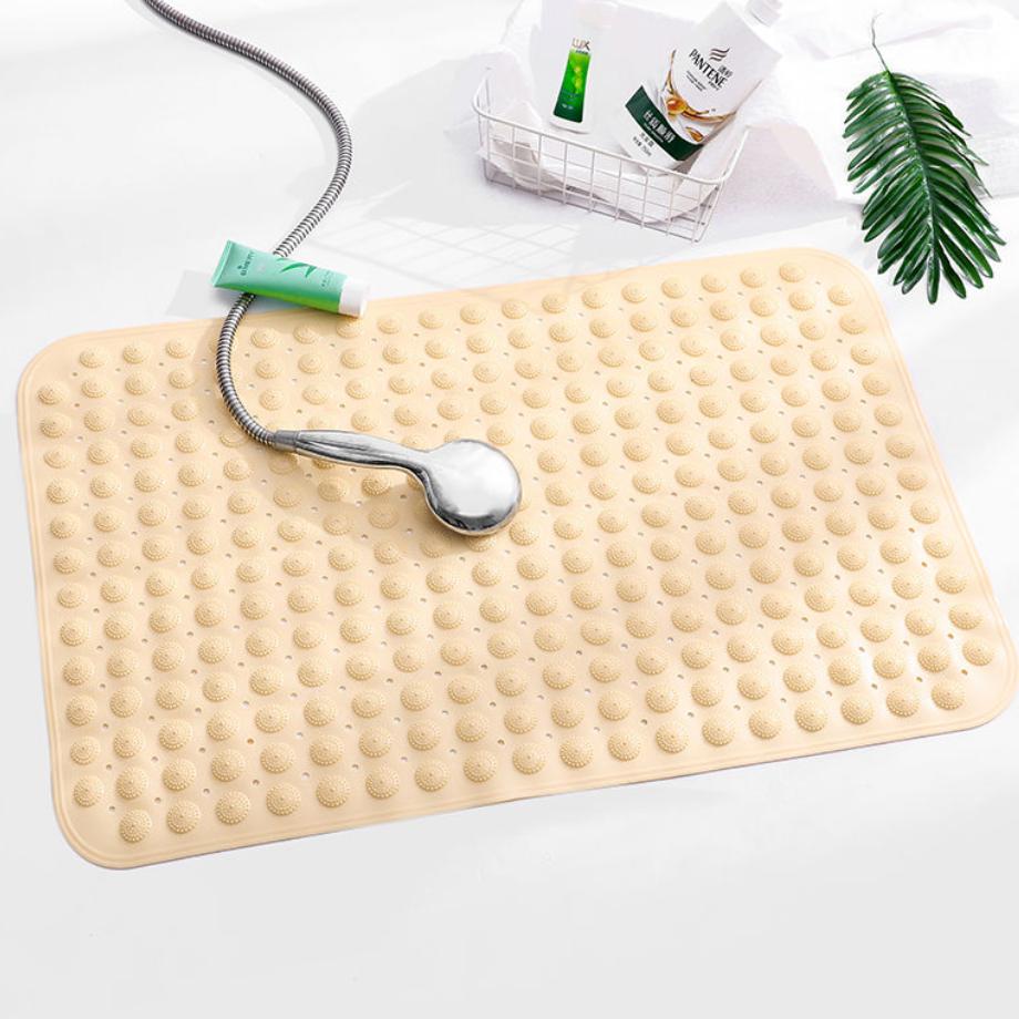 Odorless Bathroom Non-slip Mat Bath Shower Large Suction Cup Massage Foot Pad Sanitary Interval Water Floor Mat