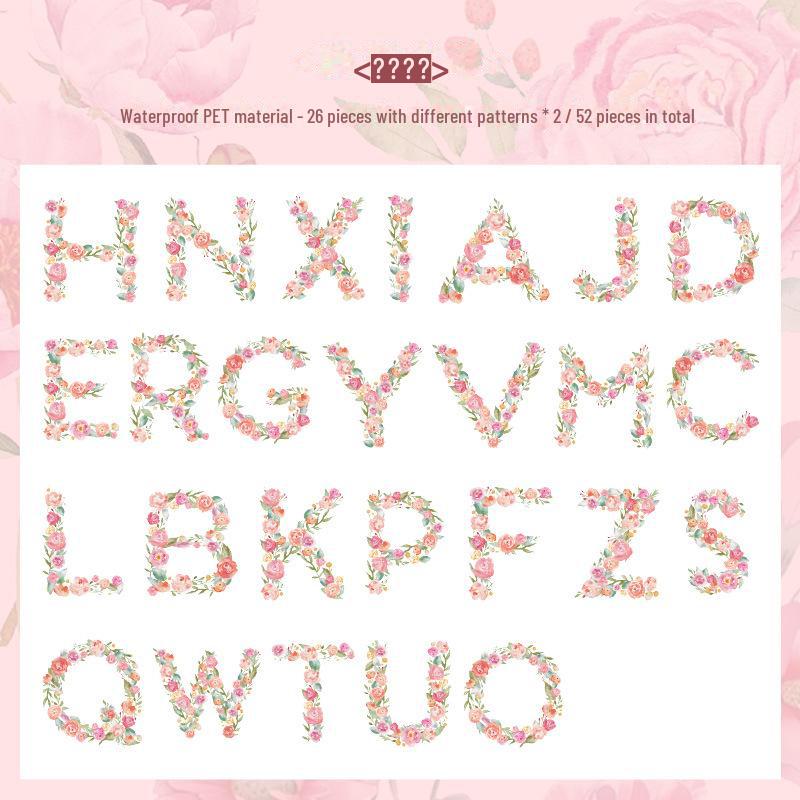 Yuezhen Duoduo Retro Flower Forest Children's Sticker Pack for Notebooks