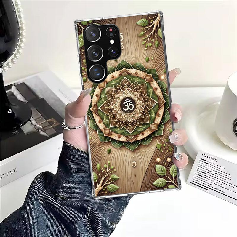 Mandala Chakra Insist Yoga Soft Phone Case For Samsung Galaxy S22 S23 S24 S25 Edge S26 Ultra S20 FE S21 Plus + Fundas Coque Gala