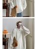 Herren Cardigan im koreanischen Stil mit Kreuzstich: Herbst/Winter Lässiger Strickpullover mit Rundhalsausschnitt, inspiriert von Hongkong.
