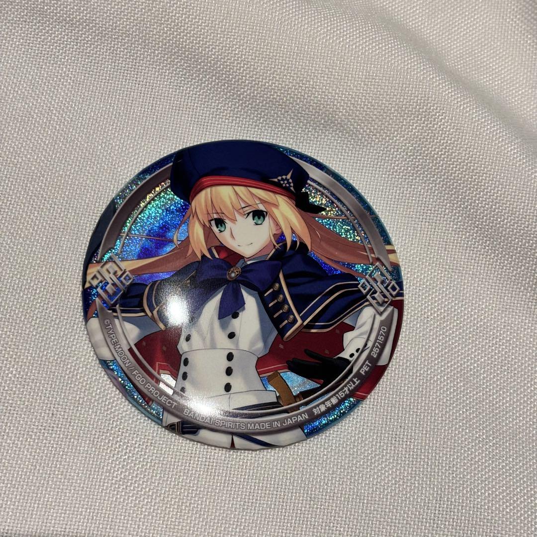 

[USED] FGO Prize Can Badge Artoria Caster