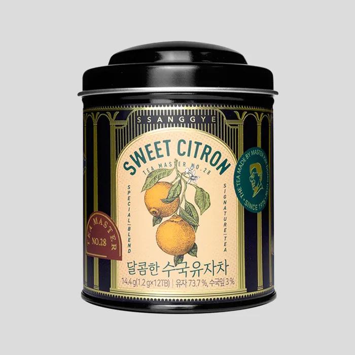 

Tea Master Canned Yuzu Tea 12 Tea Bags