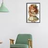 5D DIY Full Round Drill Diamond Painting Little Girl Kit Home Decor Art Craft