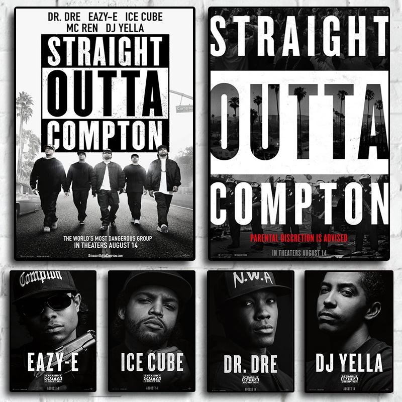 

Хип-хоп рэп-звезда N.W.A Straight Outta Compton Image Art Украшение дома Украшение комнаты Украшение гостиной Качественный холст