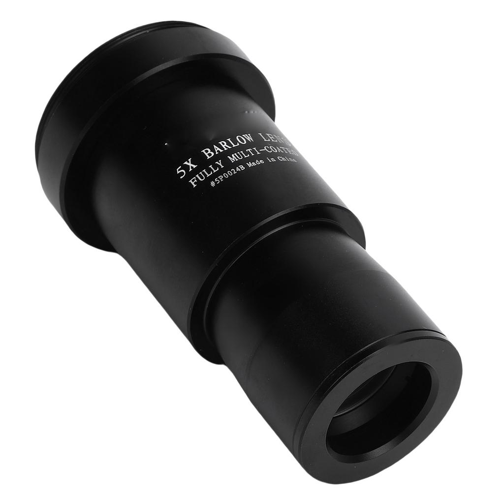1,25 Zoll 5x Barlowlinse Optisches Glas Vollmetall Barlowlinse für Astronomisches Teleskop Zubehör