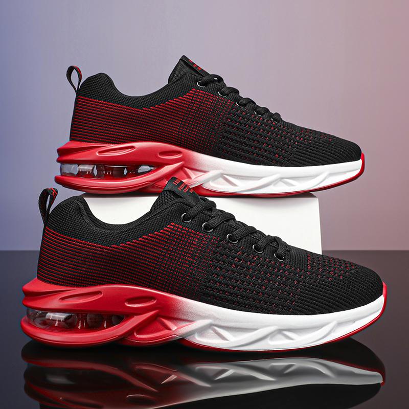 Yrzl Chaussures de Course pour Hommes Nouvelle Tendance Chaussures Légères en Mesh Respirant pour Hommes Antidérapantes Semelle Souple Baskets de Marche Confortables