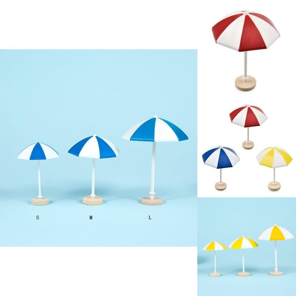 Adorable Mini Sun Umbrella Micro Landscape Ornament For Charming Dollhouse Decor