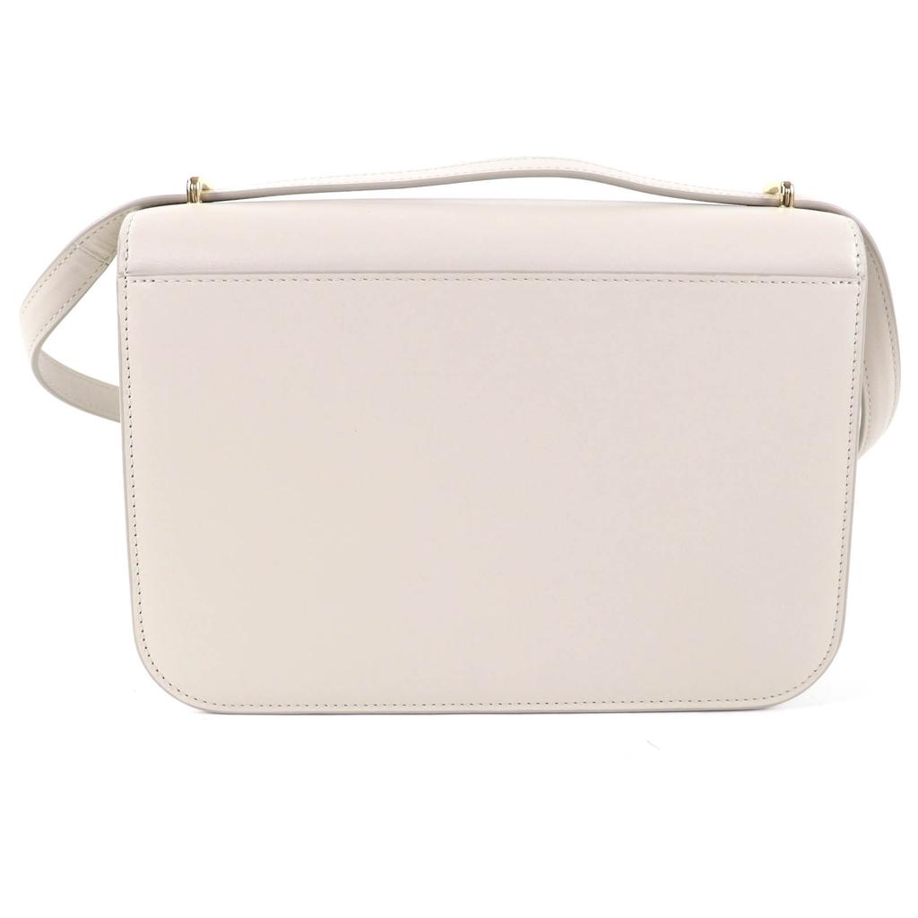 Great LOEWE Shoulder Bag Goya Medium Anagram Leather Leather Women Used