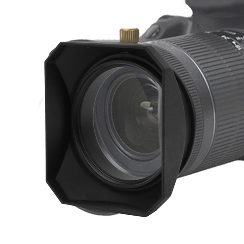 Quadratische Gegenlichtblende Zubehör für spiegellose Kameras Digitale Videokamera Objektivfilter