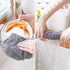 Bamboo Charcoal Fiber Wipe Table Rag Household Kitchen Cleaning Cloth Remove Oil and Stains, No Hair Loss, Absorb Water and Dishwash Towel