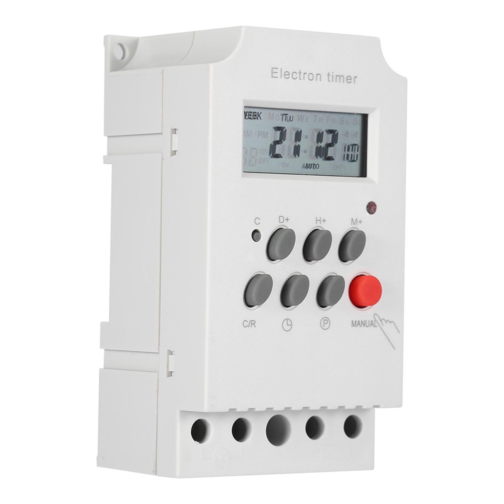 

KG316T II 30A Digital Timer Switch Programmable Electronic Time Control Switch (AC DC 12V)