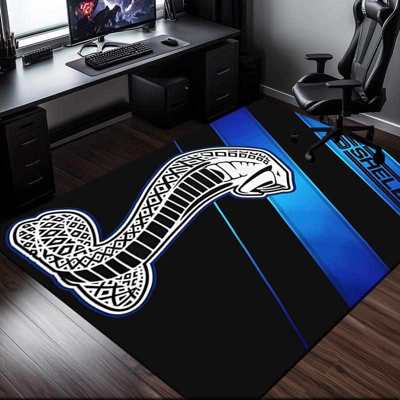 1PC Snake Car Rug for Livingroom,Bedroom, Palyroom, Chair Rug, Area rug, Game Carpet, Large Size Rug Fan Christmas gift