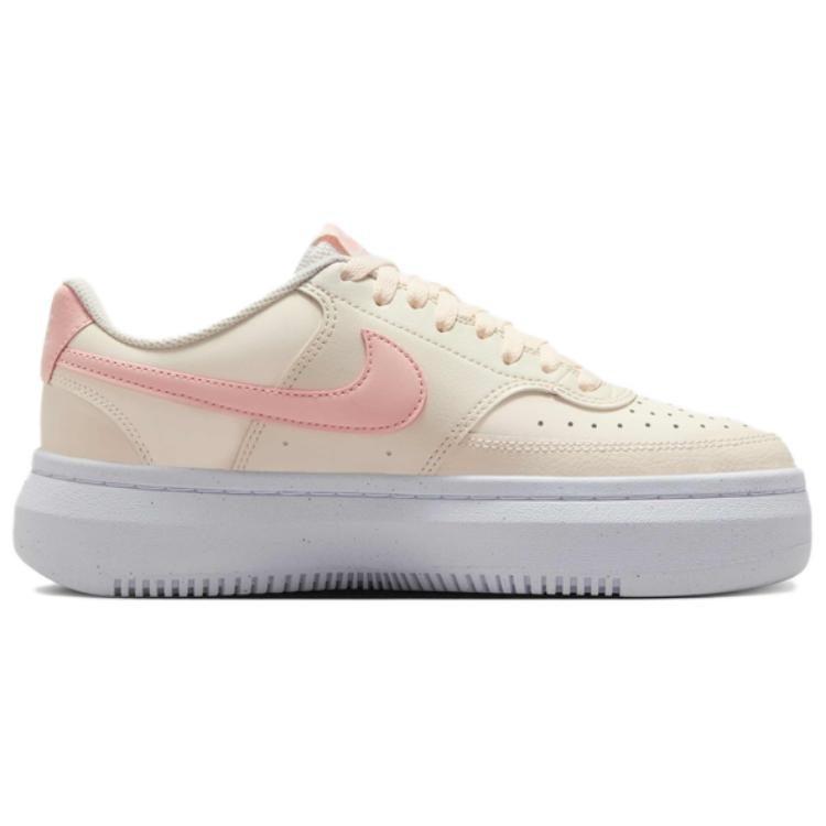 Nike Court Vision Alta Abrasion Resistant Low top Skateboard Shoes Women's Ecru DZ5394-108