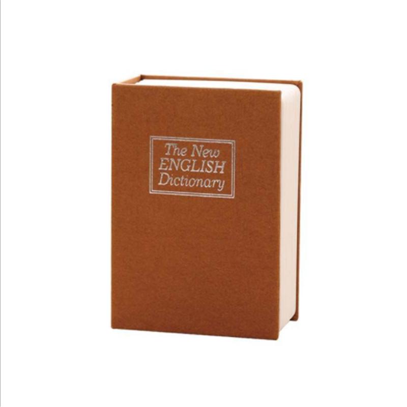 Piggy Bank Dictionary Mini Safe Box Book Money Hidden Secret Security Safe Lock Cash Money Coin Storage Jewellery Key Locker