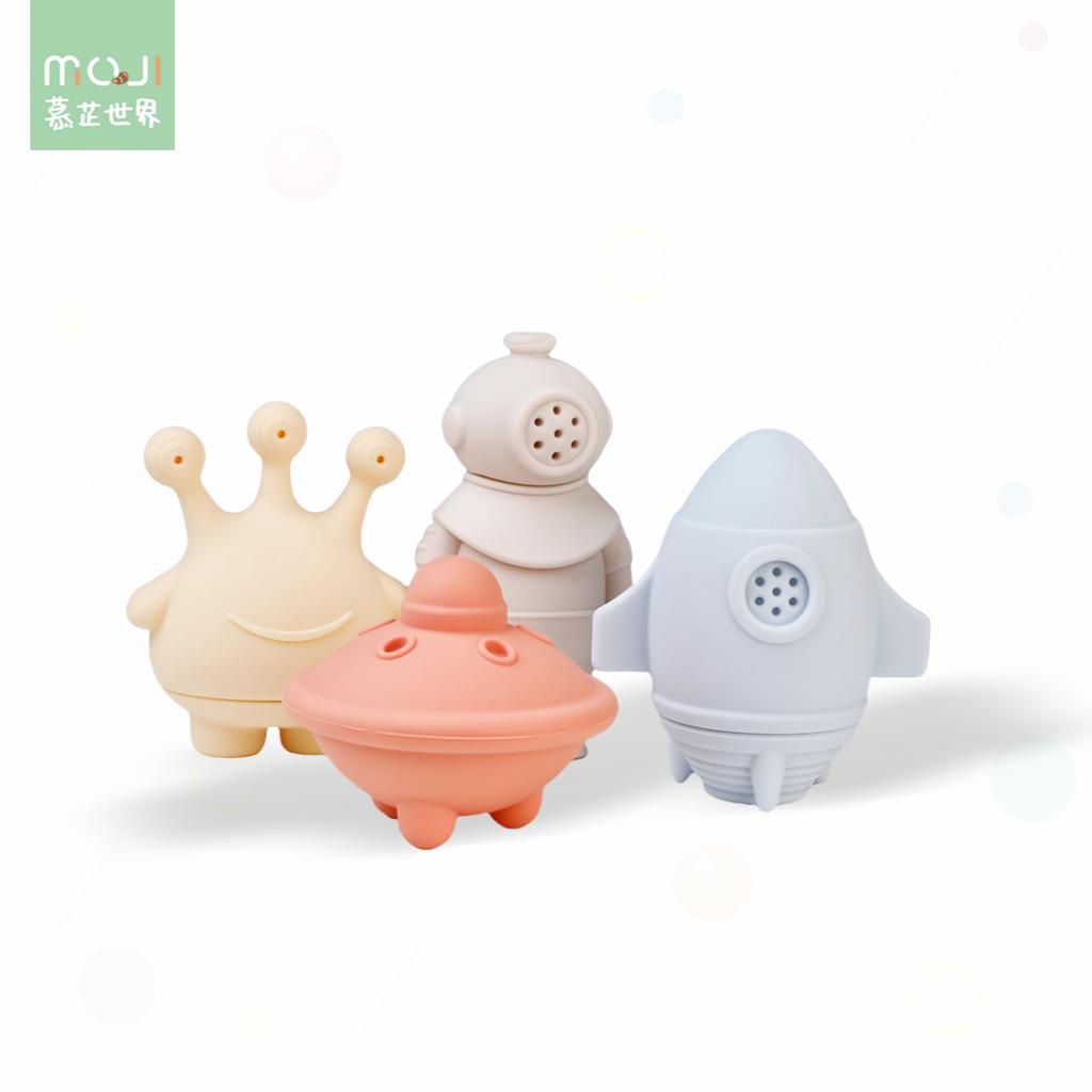 Baby Bath Toys Animal Cute Shape Toddler Water Toys Swim Bathroom Baby Silicone Sprinkler Bathtub Animal Toy Infant Kids Boys