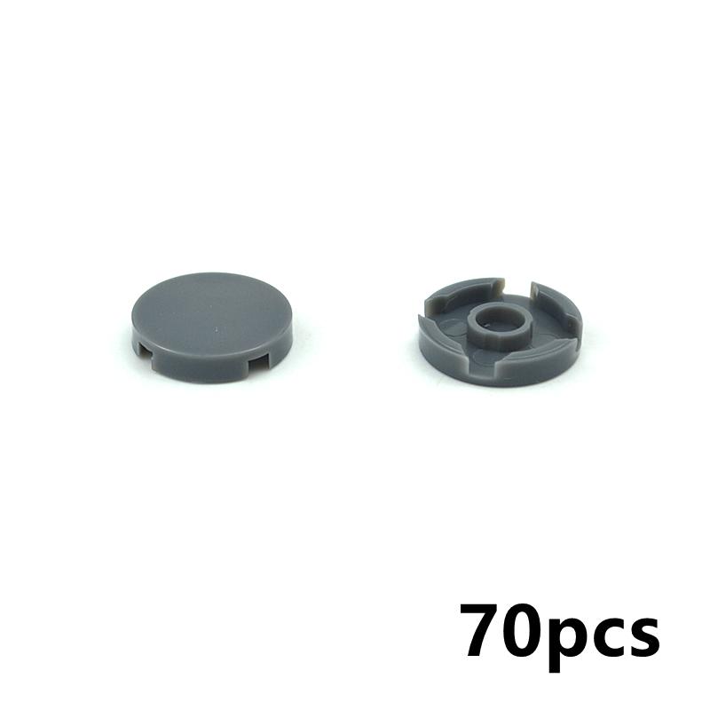 

70pcs Compatible Assemble Particles 4150 Flat Round 2x2 Building Blocks MOC Parts DIY Enlighten Bricks Educational Toy темно-серого