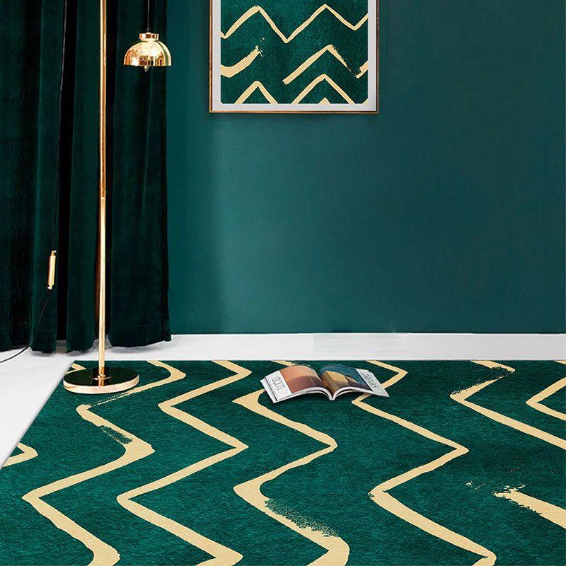 Modern Luxury Rugs Living Room Decoration Home Large Carpet for Bedroom Children's Room Decor Floor Mats Green Porch Doormat