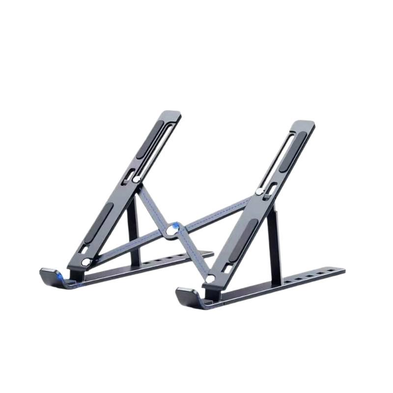 Portable Metal Laptop Cooling and Lifting Stand with Multifunctional Vertical Adjustment and Storage
