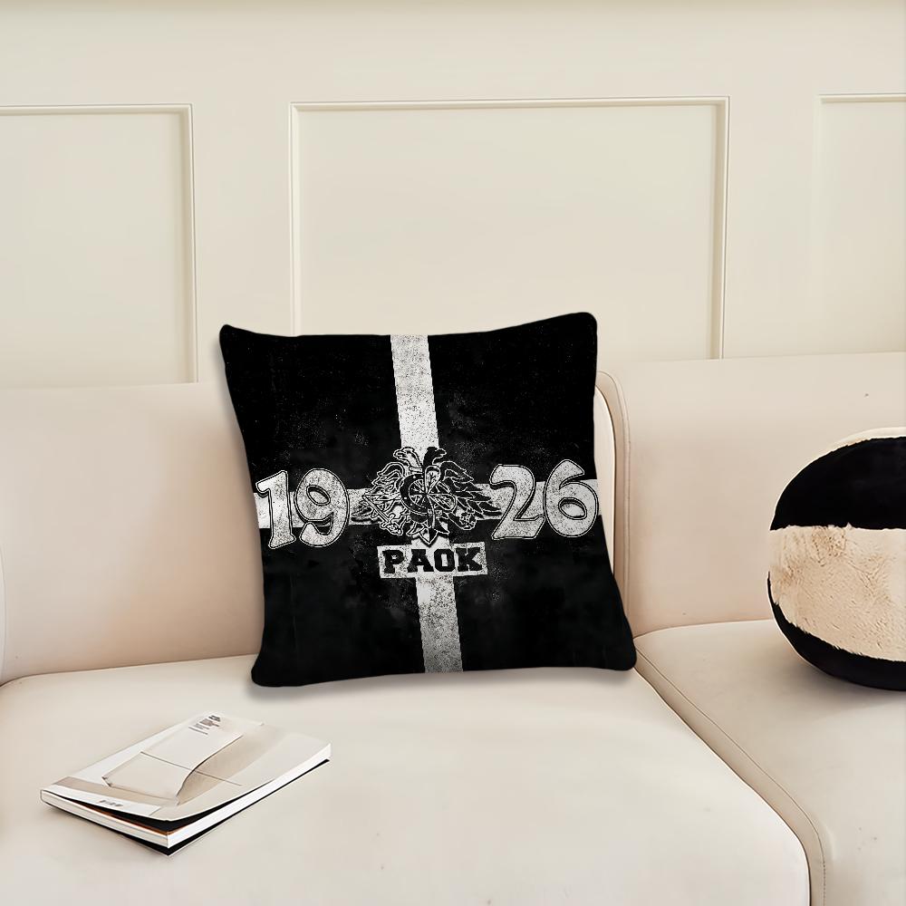 Piłka nożna T-Saloniki P-Paok Poszewka na poduszkę Pokój dzienny Wezgłowie Biuro Poduszka Sypialnia Poduszka Sofa Poduszka na drzemkę