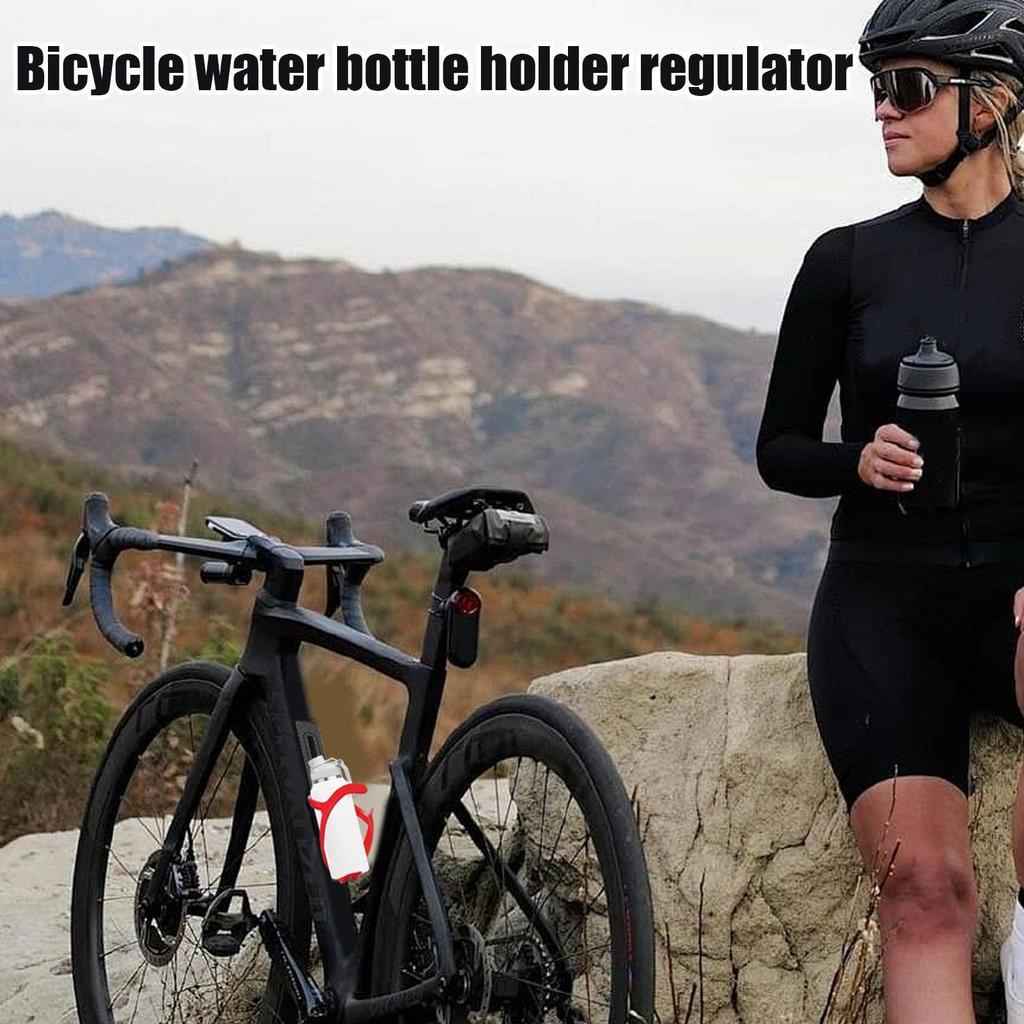 Bike Bottle Holder Adapter Cycling Flask Mount Bracket Adjustable Flask Cage Bracket For Motorcycle Road Cycling Urban Riding