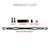 Motorcycle 330mm Gear Shift Linkage Aluminum Levers For Harley Touring Road King Glide FLHT FLHX Softail Fat Boy FLHC 1986-2024
