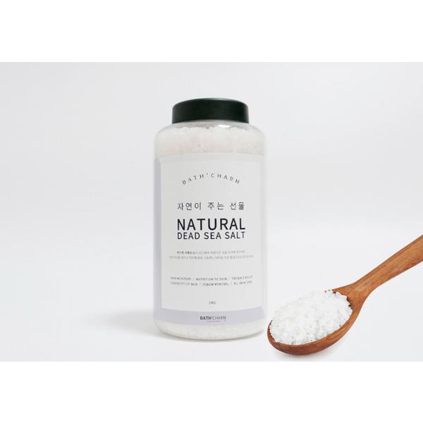 Bascharm Dead Sea Salt Natural Container Type, 1kg, 1 piece