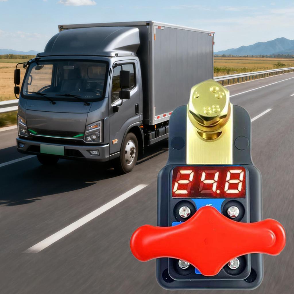 Car Battery Power Cut 12V-24V Digital Display Power Control Switches Automobile Battery Isolator Shut For Long-Term Parking