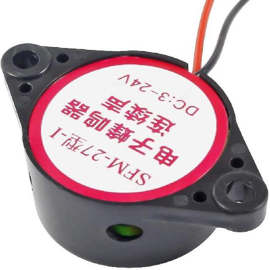 5 PCS Piezo Buzzer, tatoko Buzzer Alarm DC 3-24V Electronic Beep Buzzer 100dB Piezo Alarm Siren Continous Sound for Motorcycle Golf Cart Vehicles Car