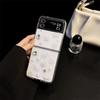 Pearl Bow Samsung ZFlip7 & ZFold8 Foldable Phone Case - Bowtie Drip Glue INS Style for Women