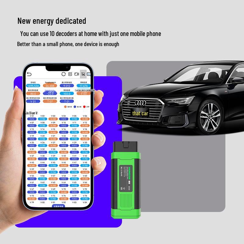 Comprehensive Tester for EV/Hybrid Fault Diagnosis and Battery/Compressor Detection