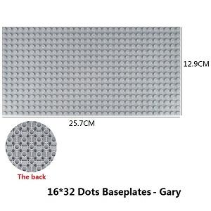 16X32 Baseplate Diy Assembled Building Blocks Baseplate 16*32 Classic Building Blocks Base Board Single Double-Sided Base Plate