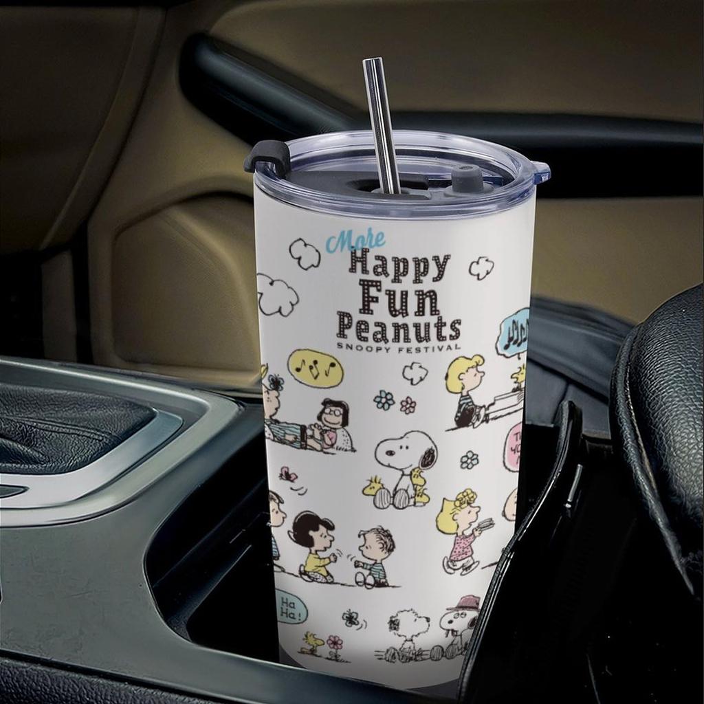 Snoopy Coffee Convenience Store Water Direct Stainless with Cute Character 600ml Tumbler, Mug, Cup, Cup, Insulated, Insulated, Bottle, Drinking,