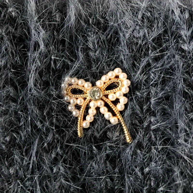 Women's Winter Hat with Cat Ears & Butterfly Brooch - Stretchy Foldable Beanie for Cold Weather, Soft Warm Ear Protection, Hand Wash Only, Winter Hat