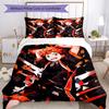 3pcs Haikyu Bedding Set Duvet Cover Closure Includes 1 Duvet Cover & 2 Pillowcases, Soft and Comfortable for All Seasons.
