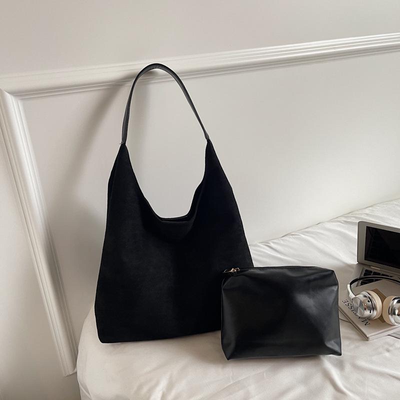 

2025 Retro Frosted Large Women s Handbag - High Quality, Spacious Shoulder Tote