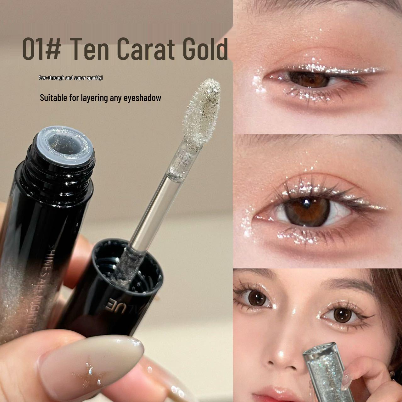 Starlight Liquid Eyeshadow - Pearlescent Super Sparkle Green Mermaid 2.7g