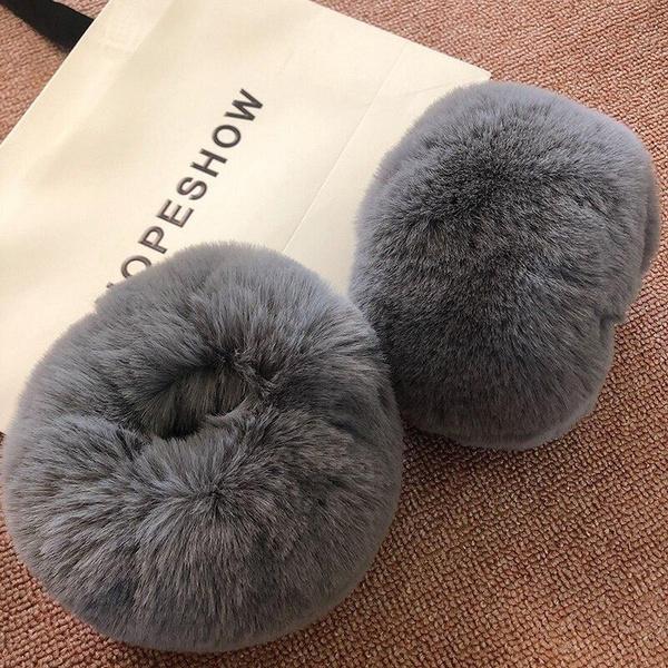 Super Soft Wrist Cuff Sleeves Winter Women Faux Rabbit Fur Warmer Fur Wrist Arm Bracelet Female Accessories
